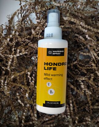 Experience of using spray hondrolue